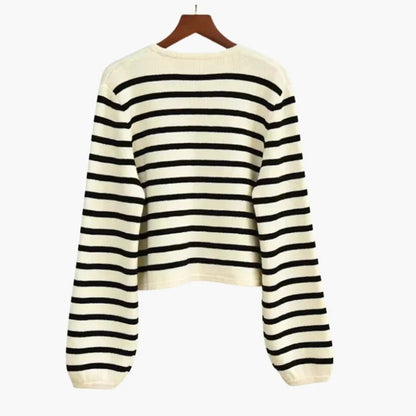 Gilet en Laine Rayé Premium