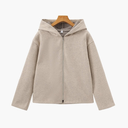 Manteau Zippé en Laine