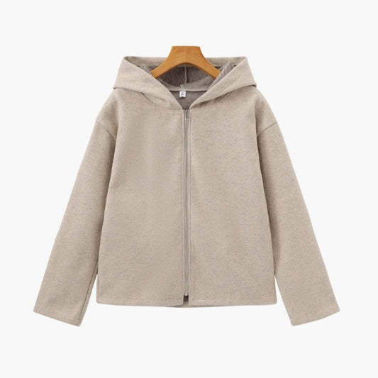 Manteau Zippé en Laine